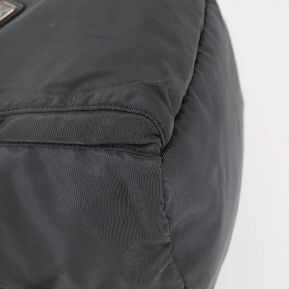 PRADA Backpack Nylon Gray Silve main image 7